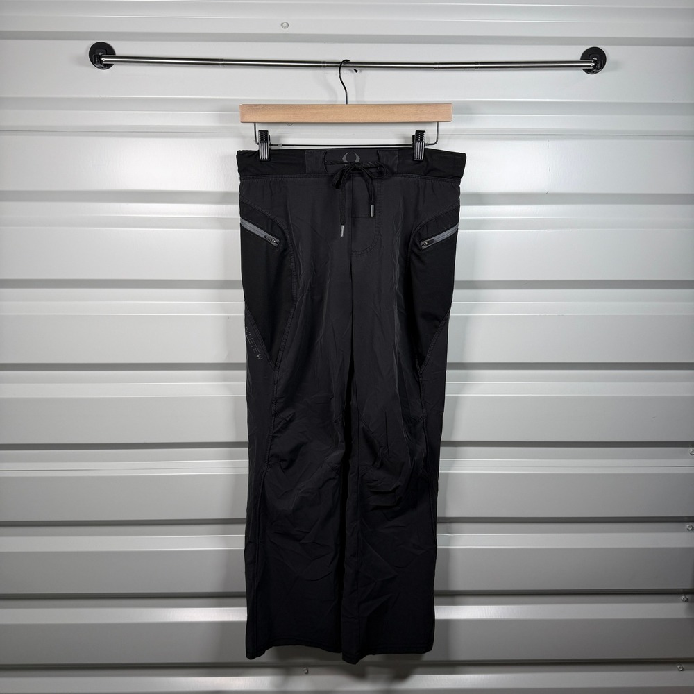 Hylete Womens Small 30‎ Black Athletic Training Pants Zipper Pockets Stretch
